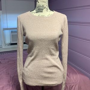 Express Women’s Fitted Cashmere Crew Neck Sweater